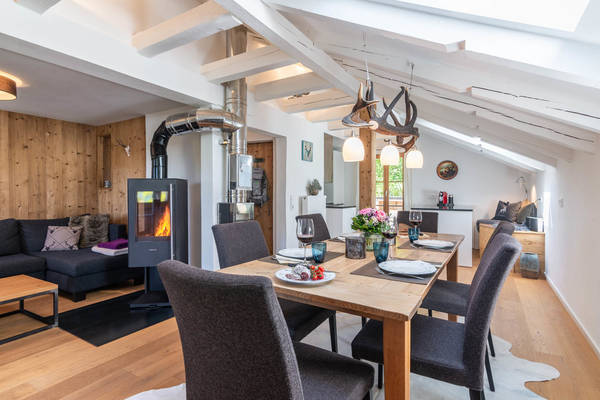 Ferienwohnung Hochsitz - Essbereich