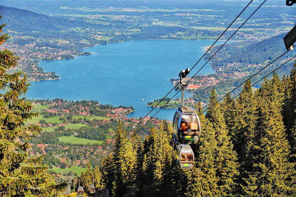 Ferienwohnung Hochsitz - Mit der Seilbahn in die Berge